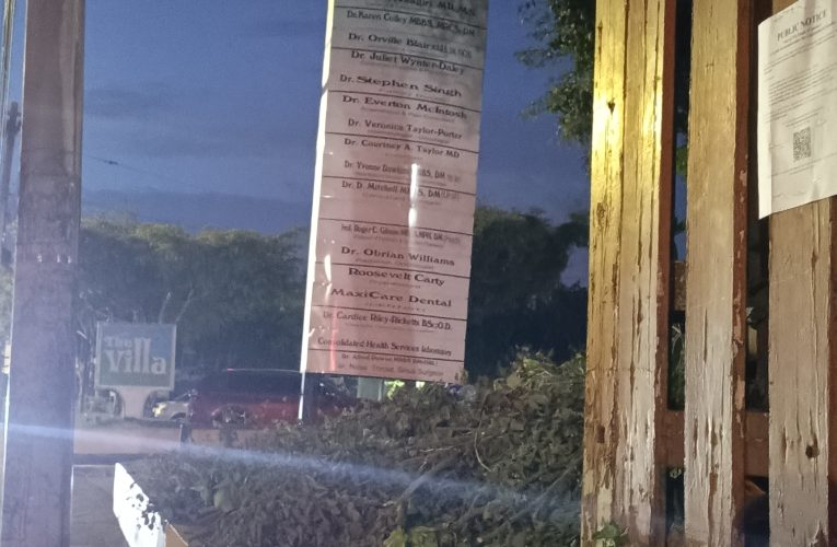 Rights Activation Outdoor Public Notice – Mandeville – Fence – Front of Villa Medical Center