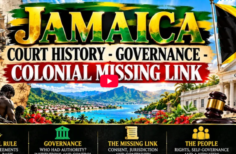 Tiktok Live Replay – Jamaica Court History – Governance – Colonial Missing Link – October 7 2026